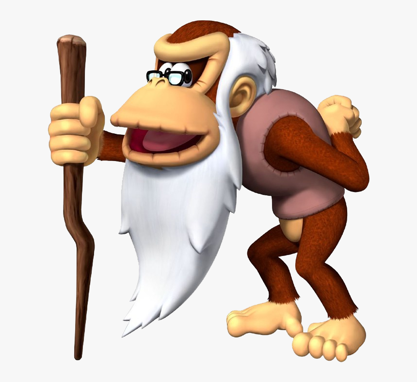 Cranky Kong, Dk Jungle Climber, HD Png Download