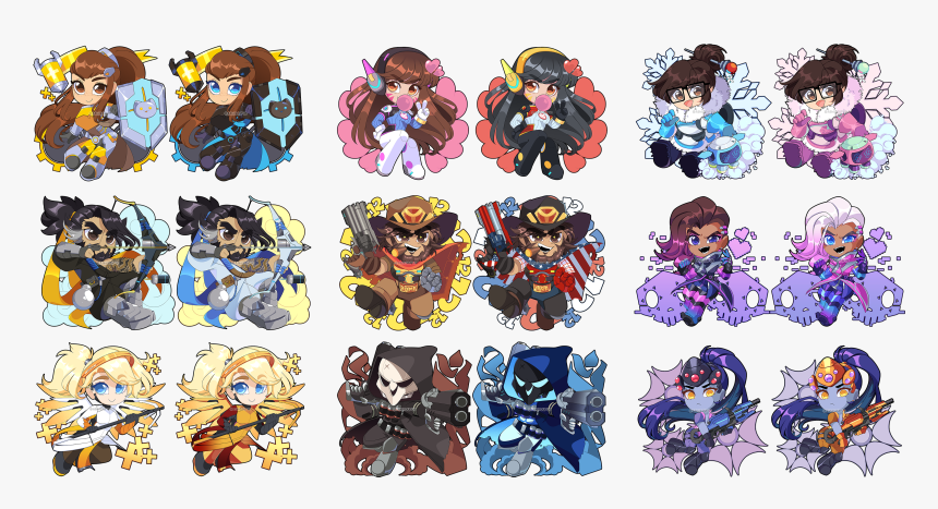 Chibiwatch Charm Set, HD Png Download