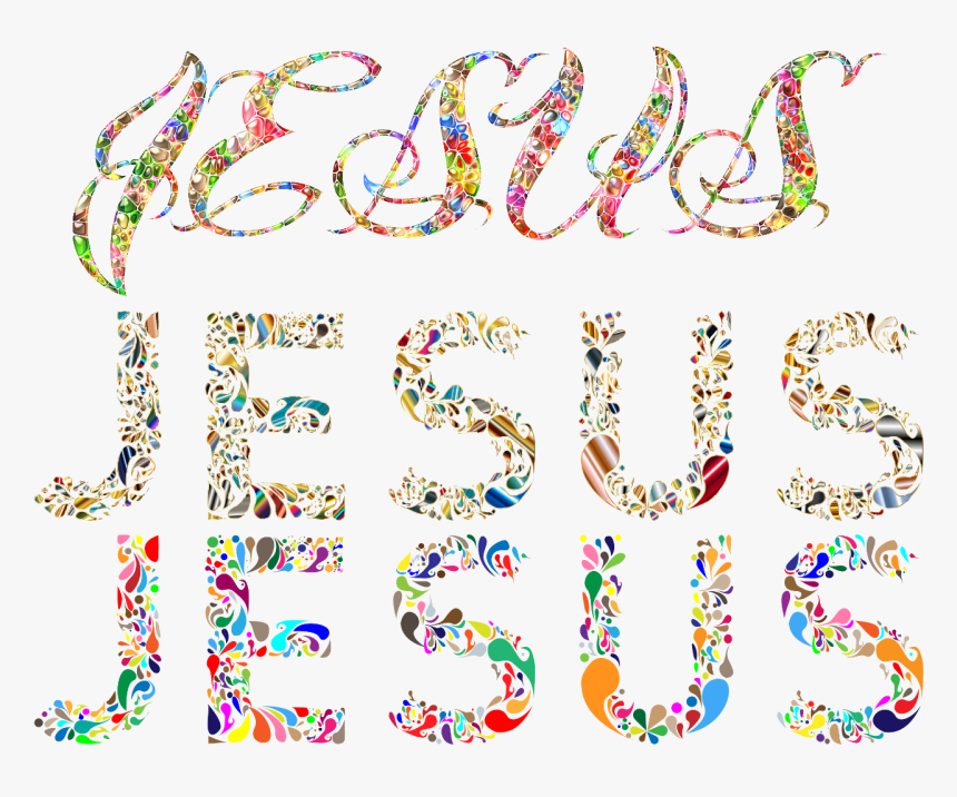 Jesus Png Jesus Png Religious Words Word Png Shapes, Transparent Png