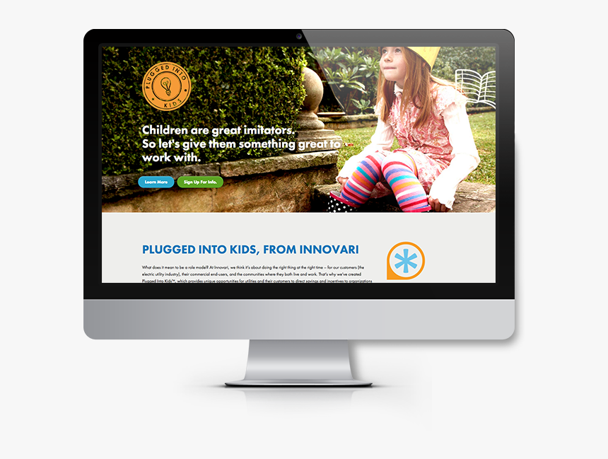 Innovari Website On A Screen, HD Png Download