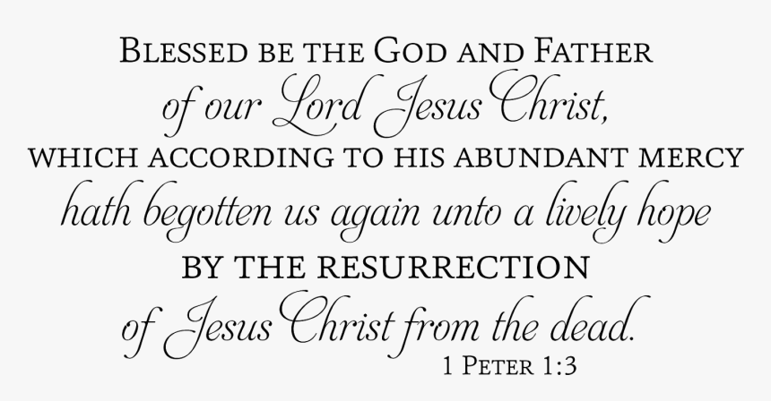 Jesus Word Png, Transparent Png