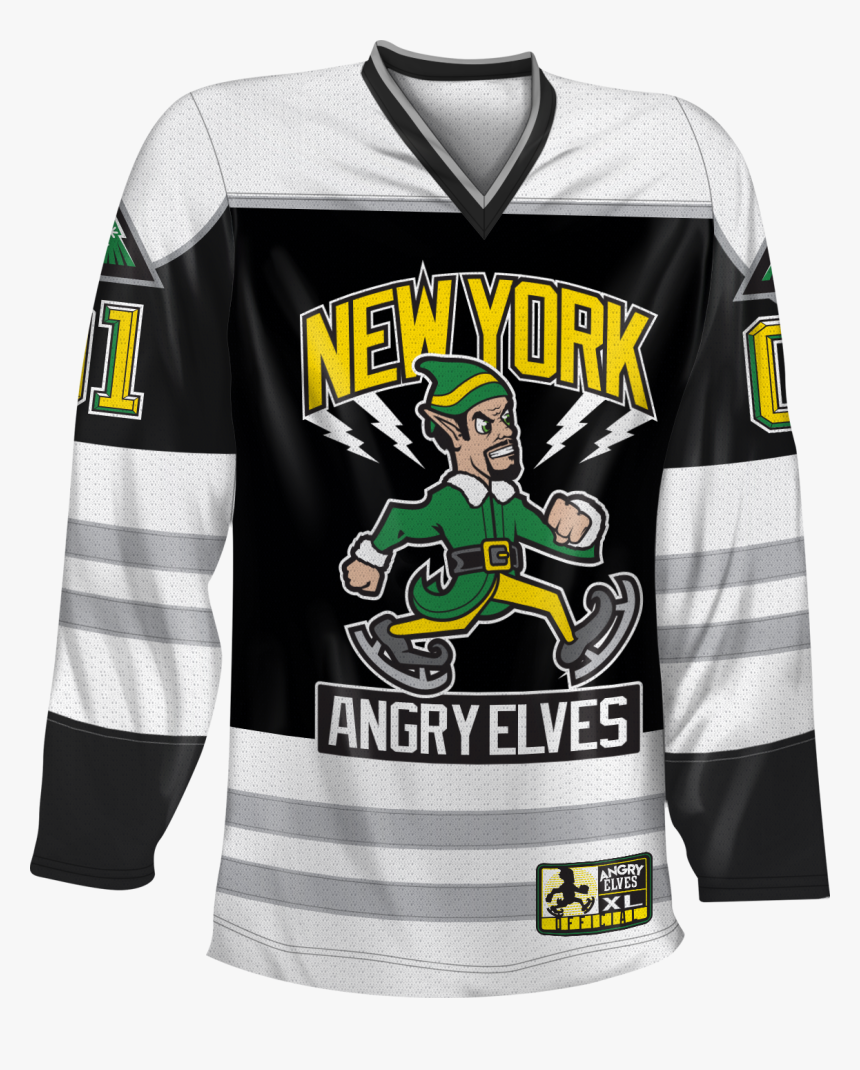 Elf Movie Miles Finch New York Angry Elves Hockey Jersey, HD Png Download