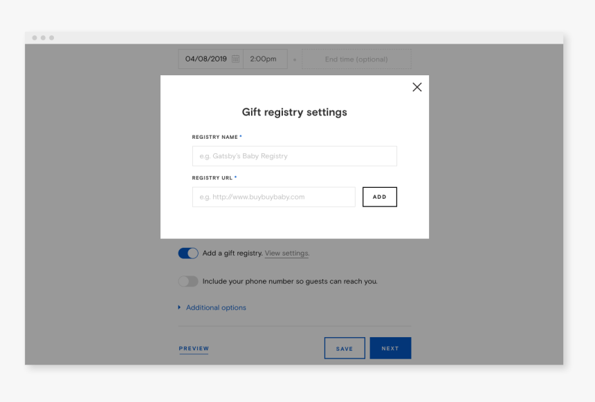 Gift Registry Module, HD Png Download