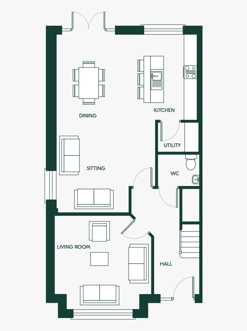 4 Bed Semi Detached, HD Png Download