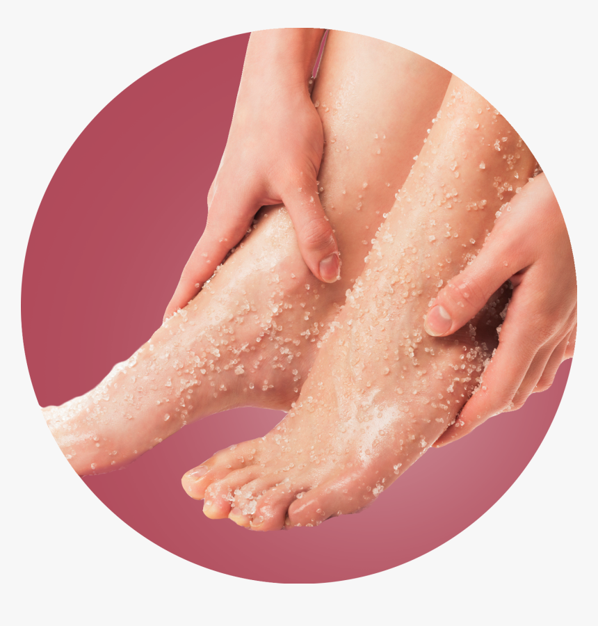 Exfoliating Foot Scrub Peppermint & Plum, HD Png Download