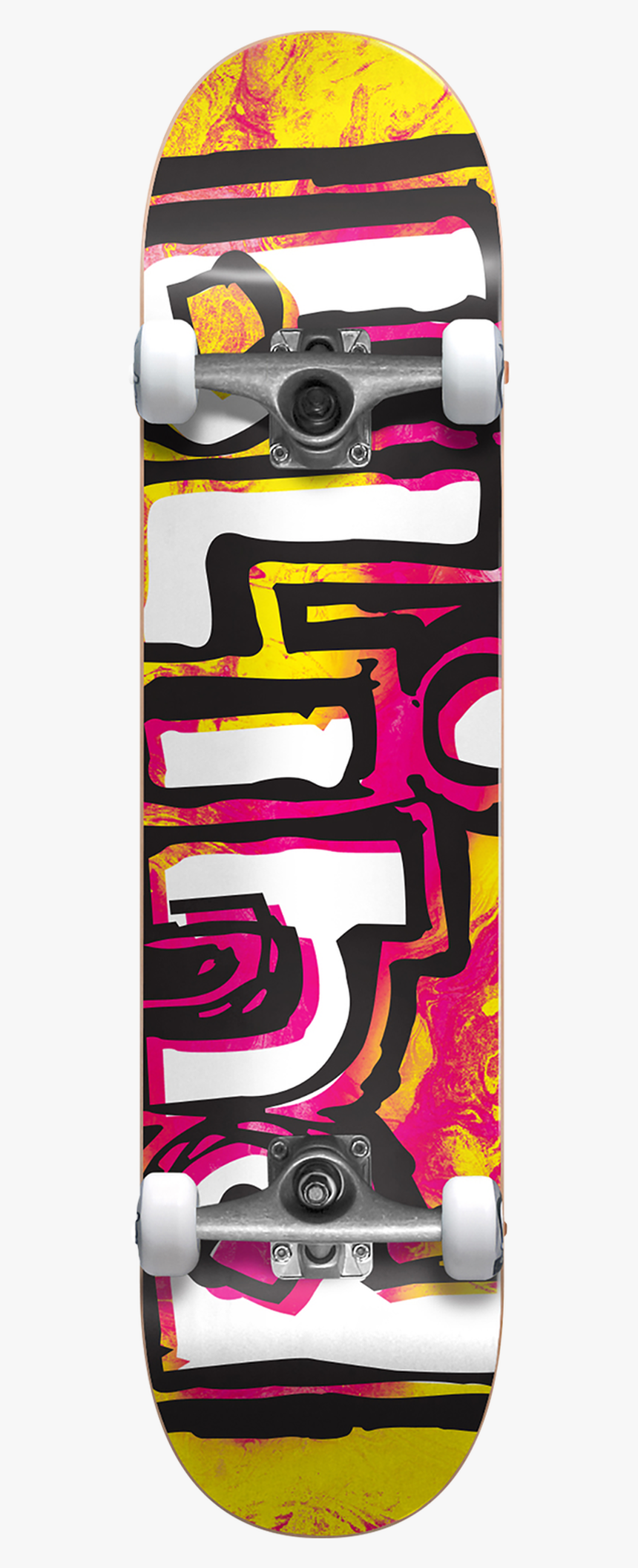 Blind Og Watercolor Logo First Push Skateboard, HD Png Download