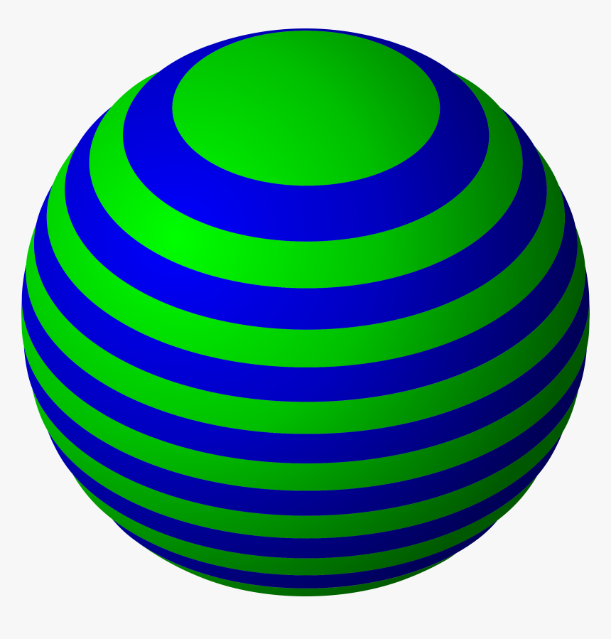 Striped Ball Clip Arts, HD Png Download
