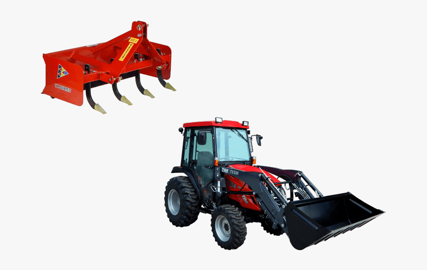 Tym T354 Hydrostatic Cab Tractor With Industrial Tires, HD Png Download