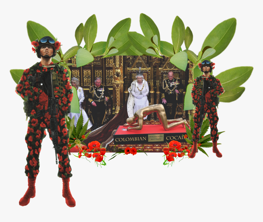 Queen Elizabeth Family Observing The Cocaine Sniffer, HD Png Download