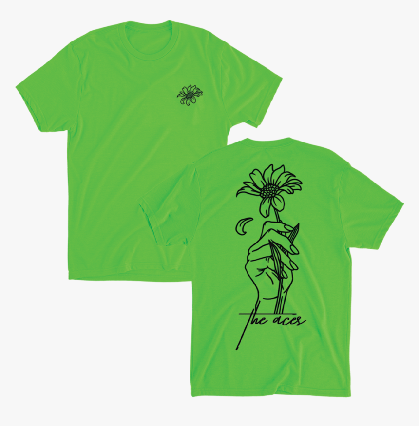 Neon Flower Tee, HD Png Download