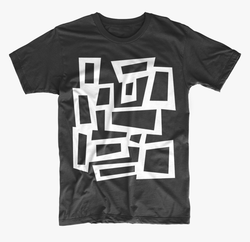 Mid Century Modern Abstract Squares T-shirt, HD Png Download