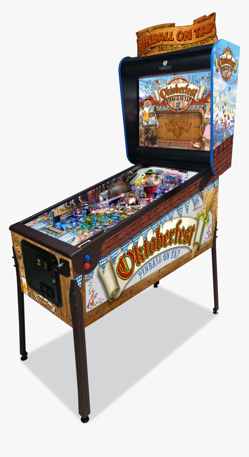 Oktoberfest Pinball Machine, HD Png Download