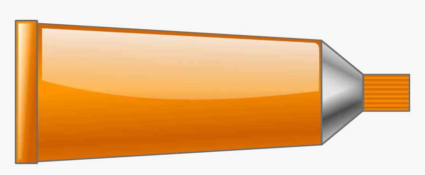 Tube, Dye, Paint, Tint, Painting, Color, Orange, HD Png Download