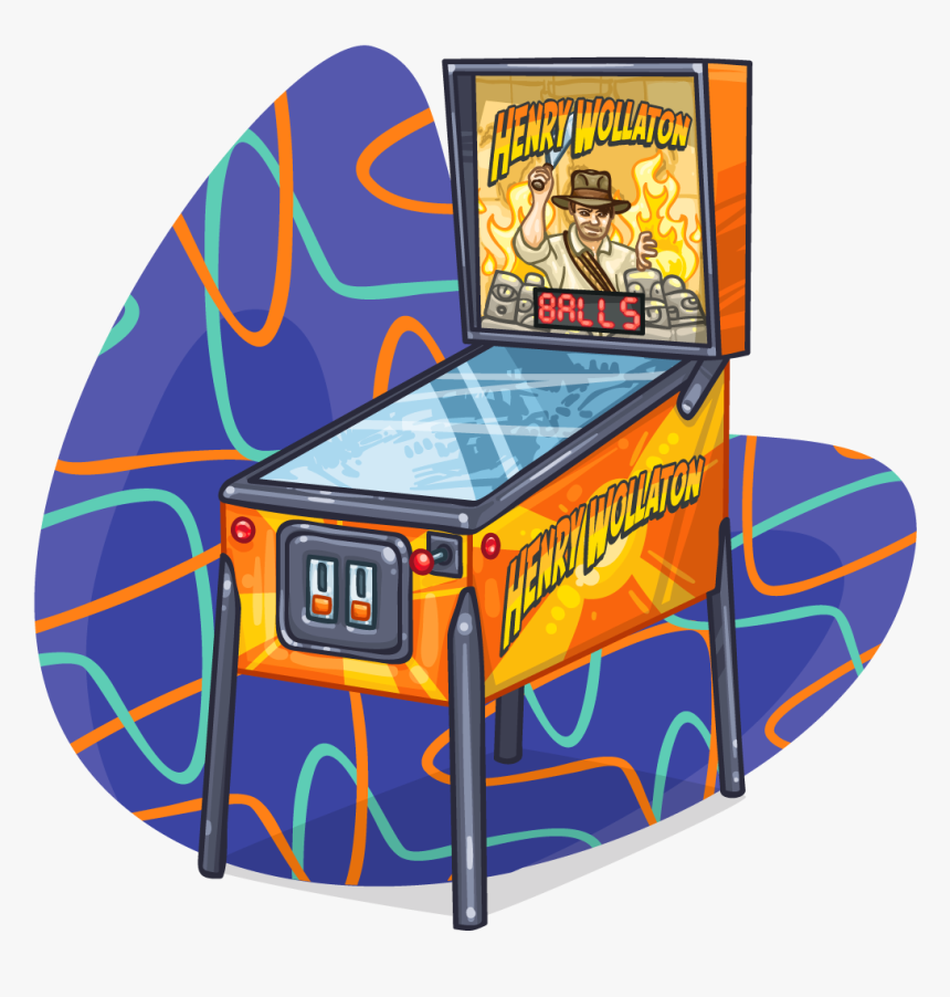 Transparent Pinball Machine Clipart, HD Png Download