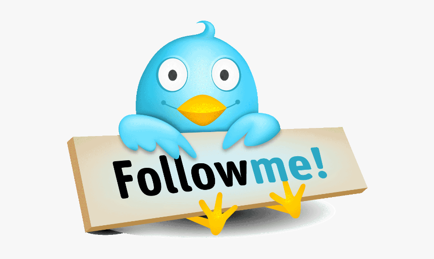 Follow Me On Twitter Png, Transparent Png
