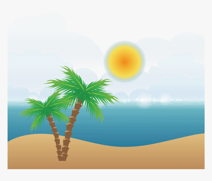 Vector Beach Island, HD Png Download