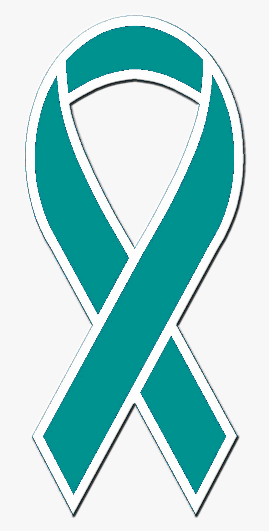 Teal Ribbon Border Clip Art