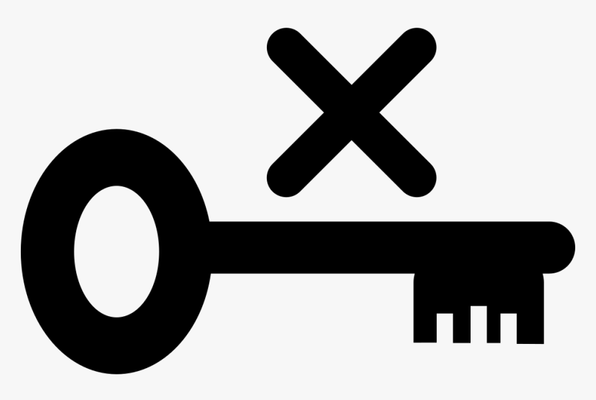 Key With Cross Sign, HD Png Download
