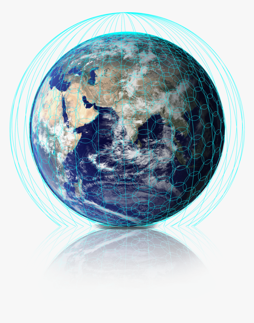 Digital Rendering Of Coverage From Oneweb’s Future, HD Png Download