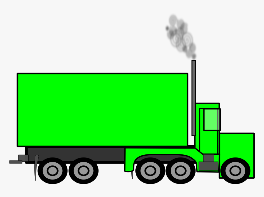 Semi Truck Clip Art, HD Png Download