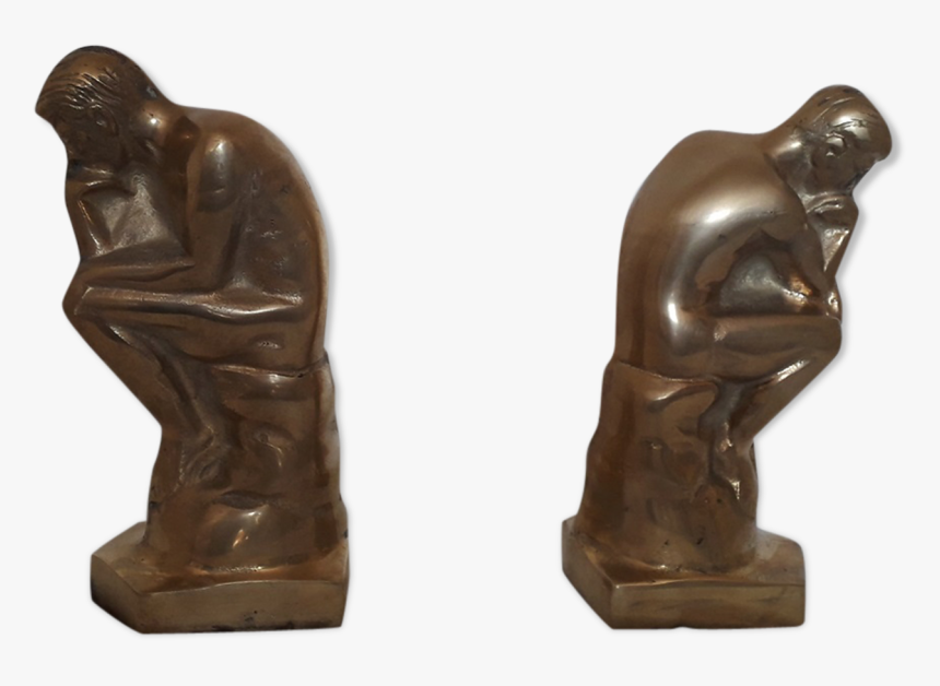 Pair Of Bookends The Thinker, HD Png Download