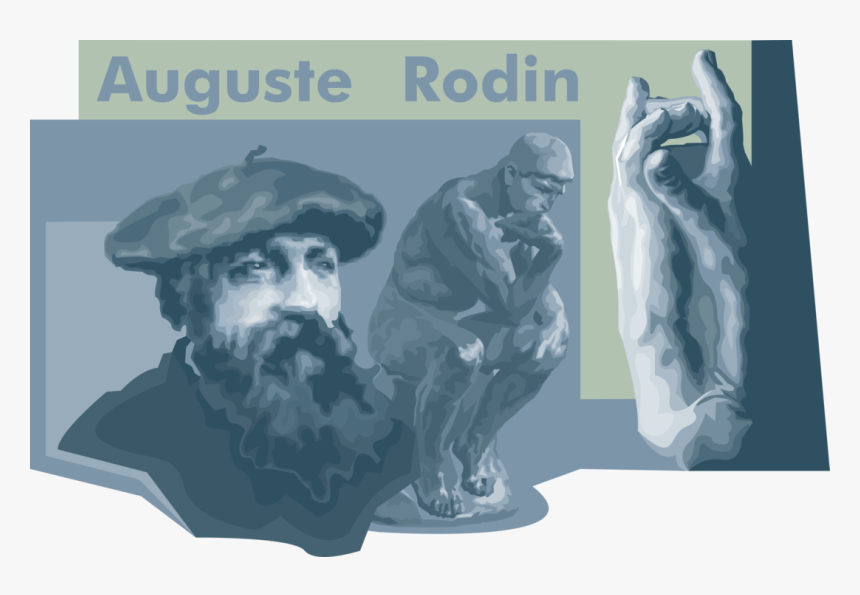 Transparent The Thinker Png, Png Download