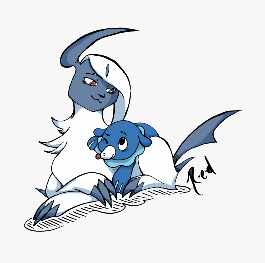 Fanart Myart Popplio Team Popplio Absol Water Type, HD Png Download