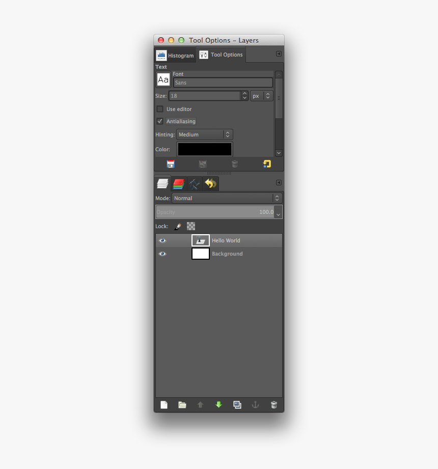 Gimp Tool Options Selected, HD Png Download