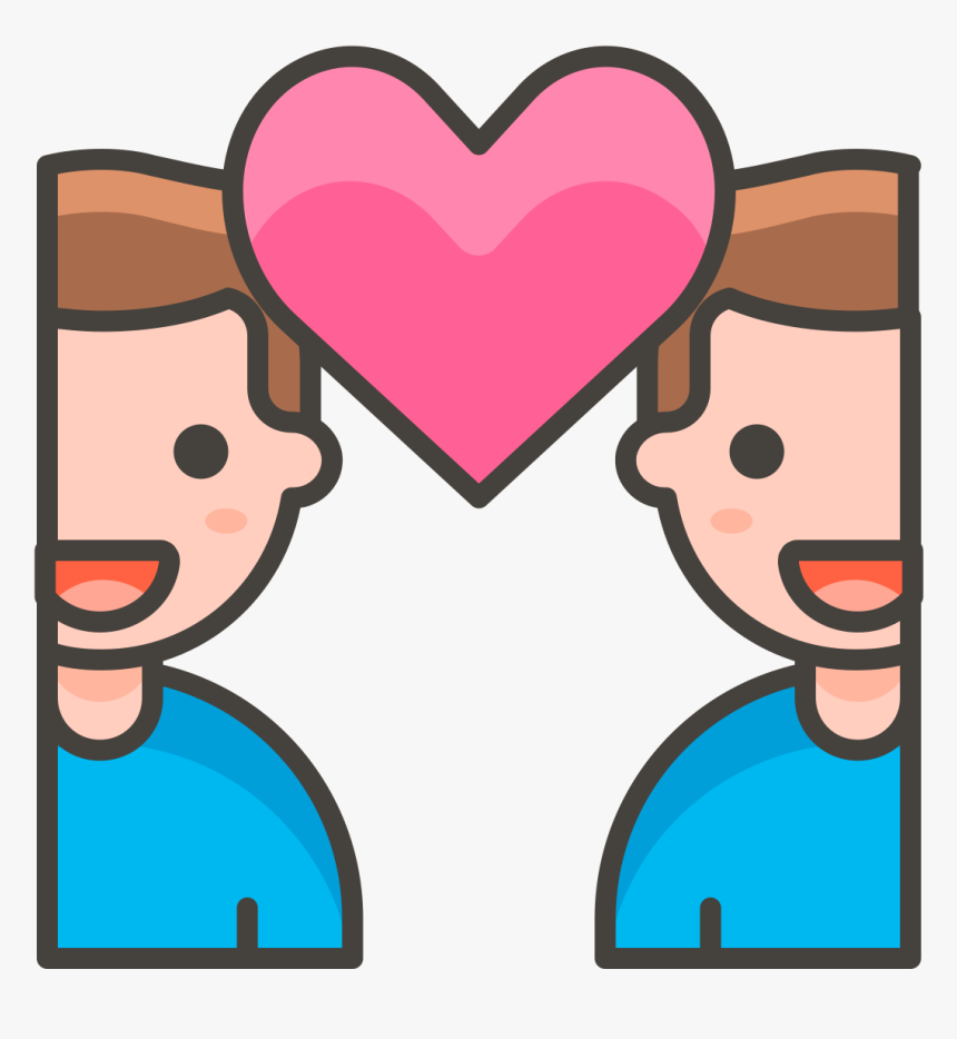 294 Couple With Heart Man Man, HD Png Download