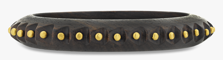 Carved Wood And 24k Gold Bangle By Yossi Harari, HD Png Download