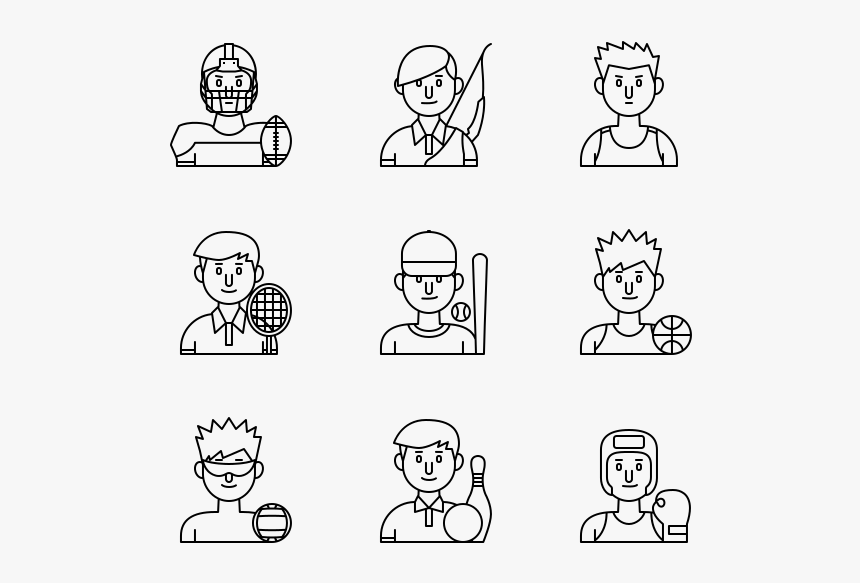 Man Face Vector Png, Transparent Png