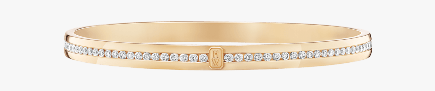 Hw Logo By Harry Winston, Yellow Gold Diamond Bracelet, HD Png Download