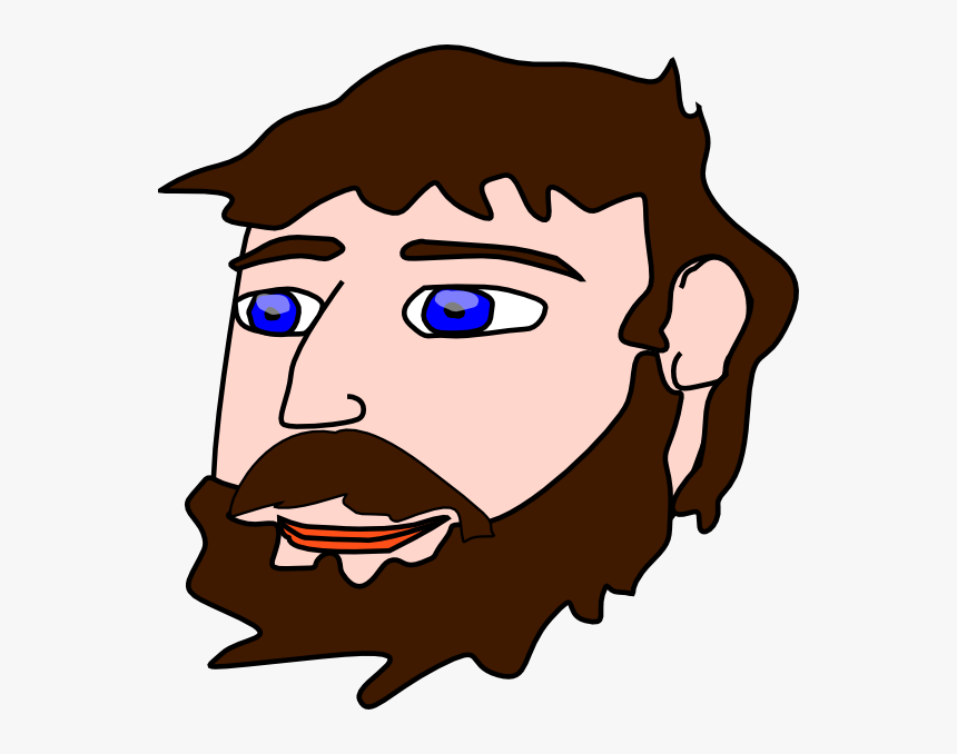 Free Vector Man Head Clip Art, HD Png Download