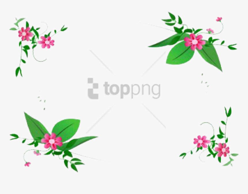 Free Png Flowers Frame Small Png Image With Transparent, Png Download