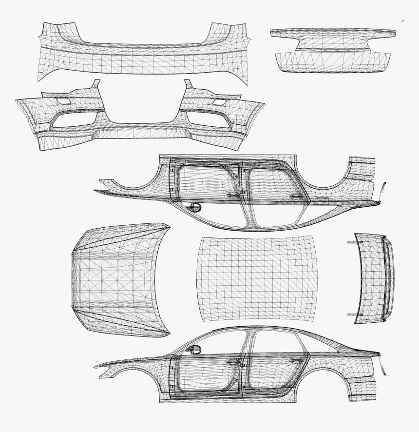 Audi Drawing A6, HD Png Download