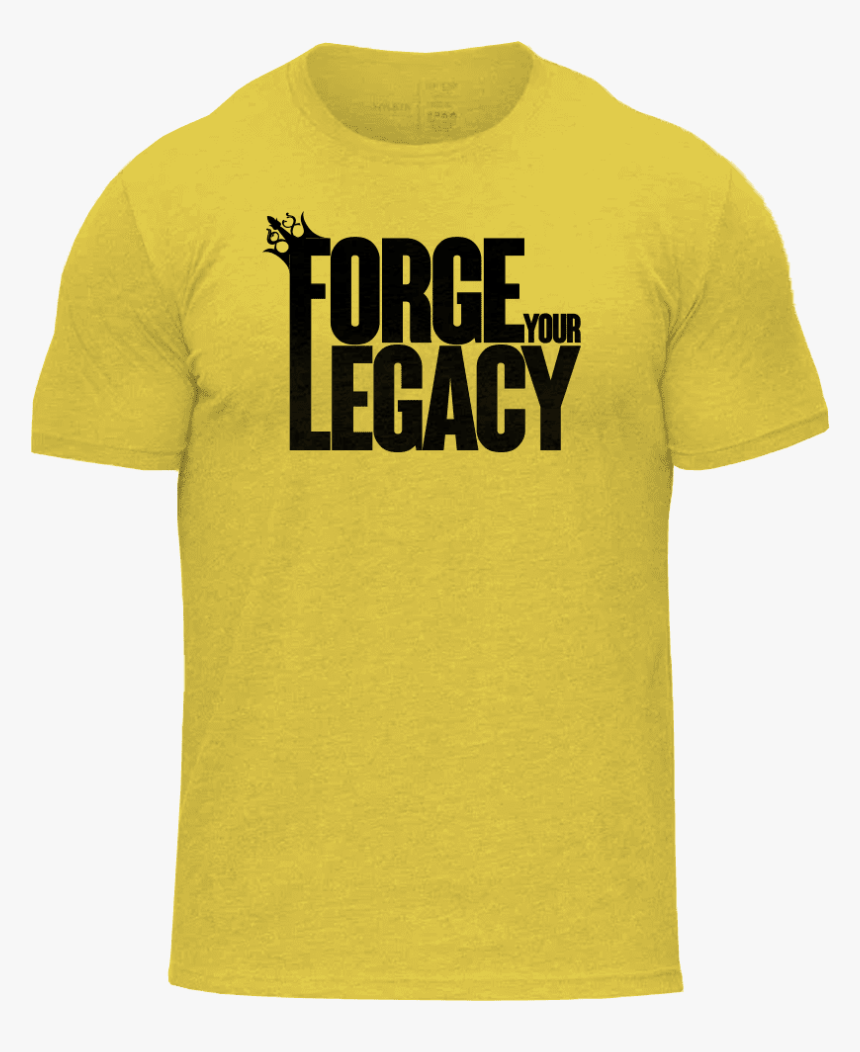 Printful Apparel & Accessories Shirt Yellow / S Forge, HD Png Download