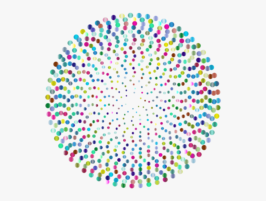 Prismatic Abstract Circles Design, HD Png Download