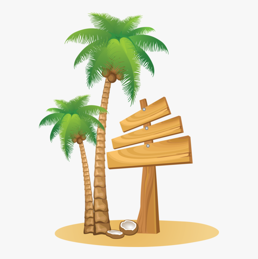 Transparent Coconut Tree Clipart, HD Png Download