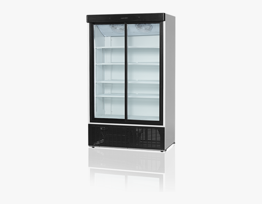 Black Front Tefcold Fs1202s Upright Double Door Display, HD Png Download