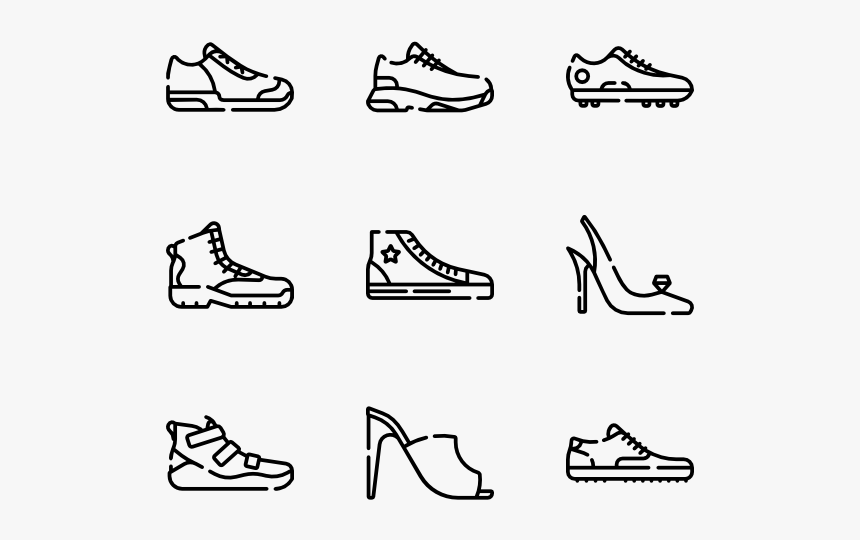 Shoes Icons Free, HD Png Download