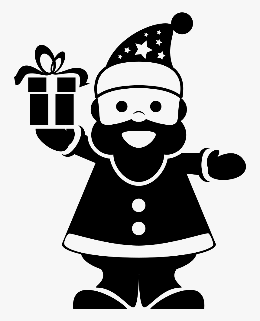 Santa Claus Ringing A Bell, HD Png Download