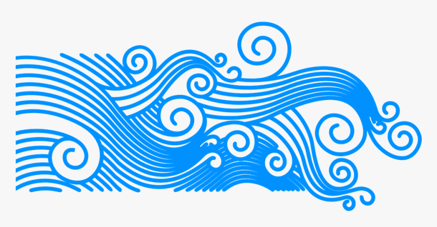Waves, Wave Pattern, Summer, Glyph, Design, HD Png Download