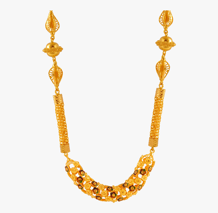Chandra Jewellers 22kt Yellow Gold Necklace For Women, HD Png Download