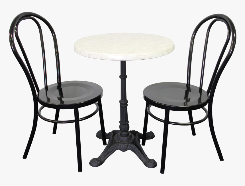 Retro Chrome Table And Chairs, HD Png Download