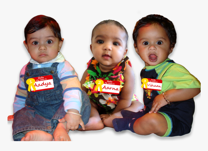 Aadya, Aarna And Vihaan Are Most Popular Indian Baby, HD Png Download