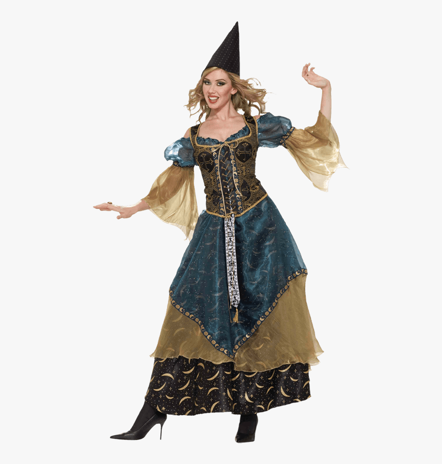 Women S Wizardess Costume, HD Png Download