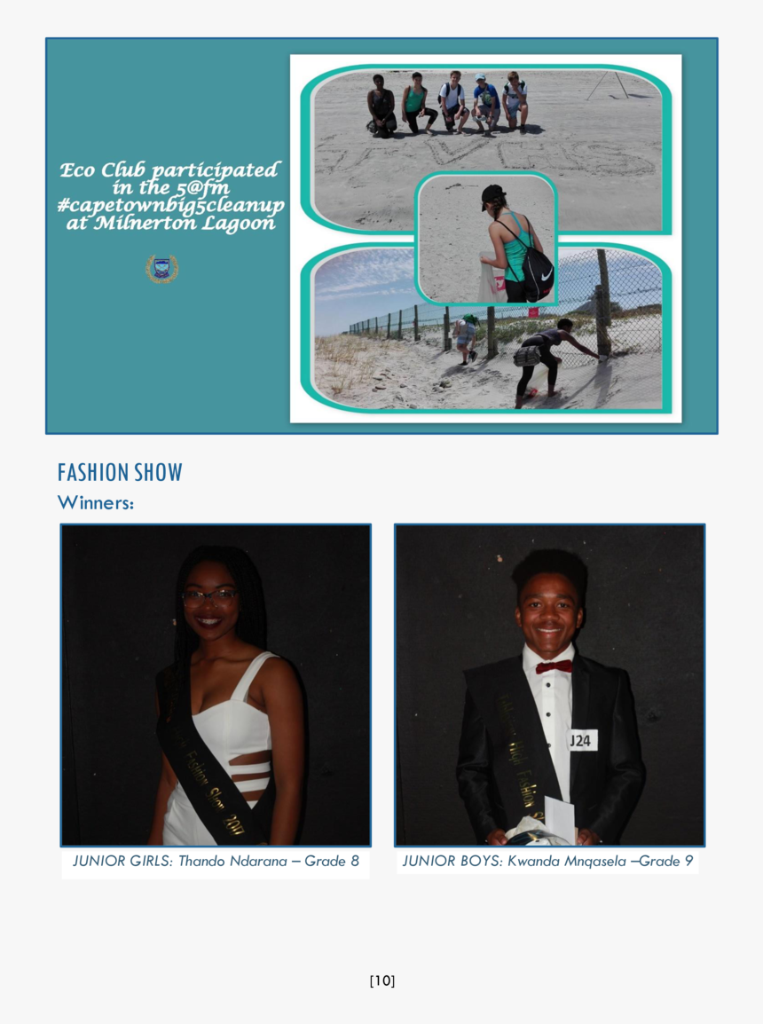 Fashion Show Winners Junior Girls Thando Ndarana Grade, HD Png Download