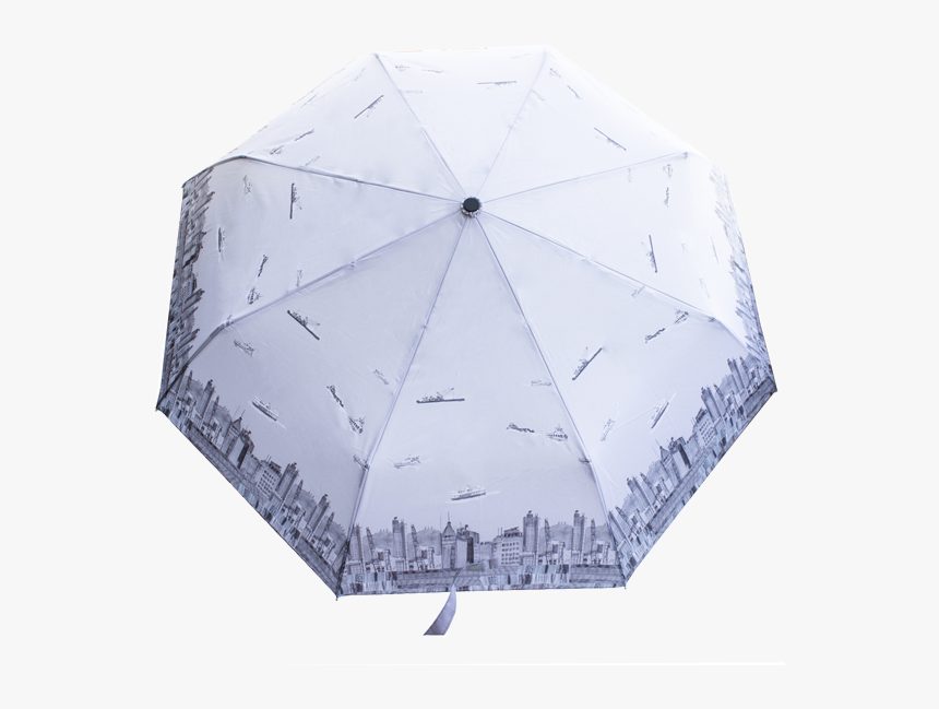 Skyline Umbrella-hong Kong Handbags, HD Png Download