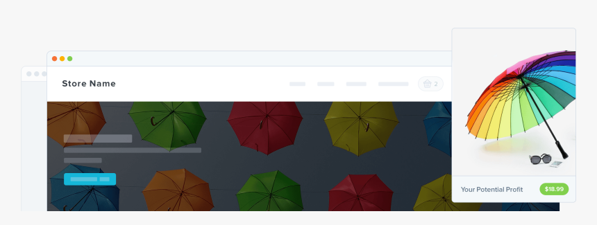Dropshipping Umbrellas, HD Png Download