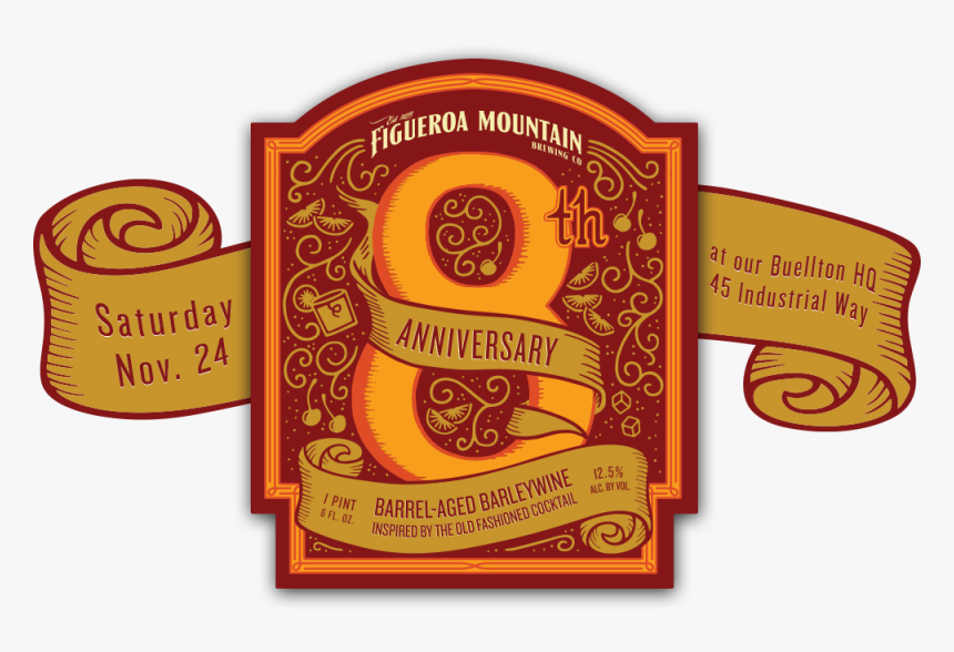 8th Anniversary Banner Hd Png Download Transparent Png Image